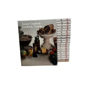 Grand Diplome Cooking Course Volumes 1-20 Complete Set 1972 Vintage Cookbooks
